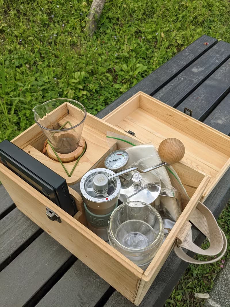 (試作品出清) Cafe Cube Lite - 你的行動咖啡吧 - 檜木收納箱
