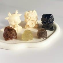 Crystal Corner 隅石丨空間防護丨水晶龍龜丨高品雙眼銀曜石擺件