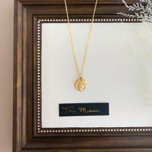 【精緻禮盒】貝殼紋項鍊 18KGF－海之詠 #金色 復古 女神感