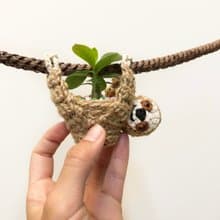 小樹懶吊掛盆栽 - (不包含植物)