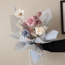 情人節玫瑰花束 迷霧藍紫色 擴香花束 生日 週年禮物