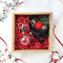 永生玫瑰花2入禮盒 情人節禮物 生日禮物