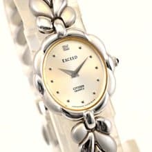 CITIZEN Exceed 19.5mm レディース 腕時計 QUARTZ Cal.4420 シルバー SV925 手錶 古董錶 復古手錶