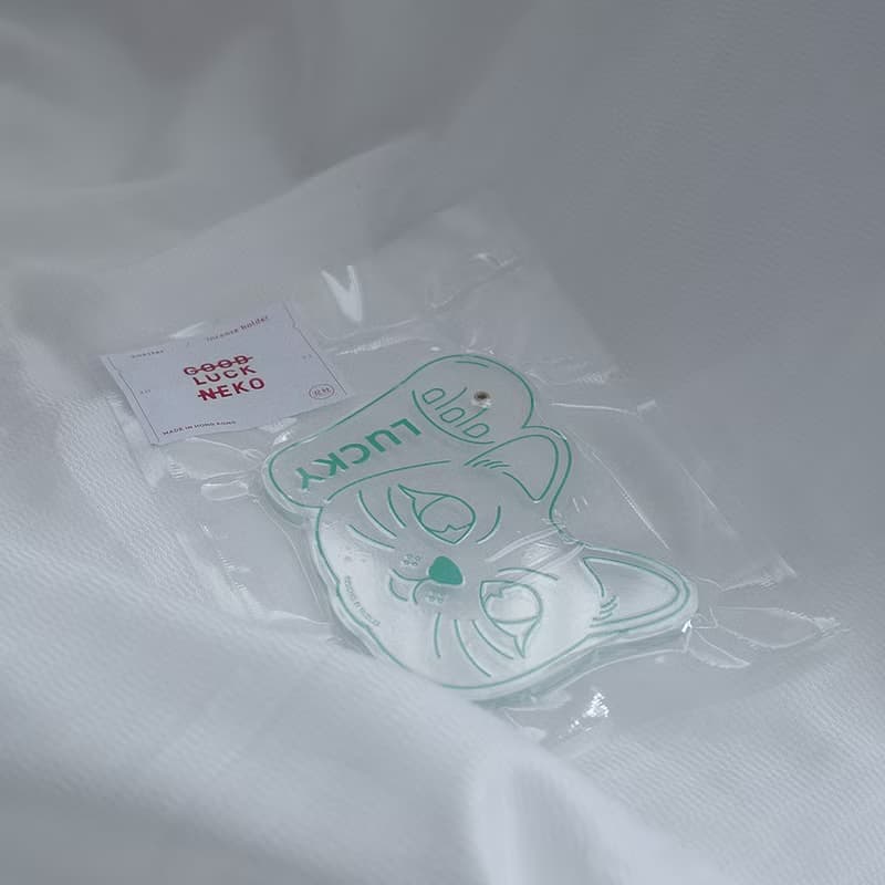 Good Luck Neko 亞克力兩用杯墊 / 線香座