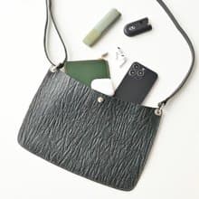 サコッシュ 【 ヴィンテージ風 シボ 】 革 レザー バッグ ショルダーバッグ ポシェット メンズ プレゼント ギフト DE07M