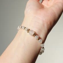 月光石【設計款】天然水晶設計手鍊