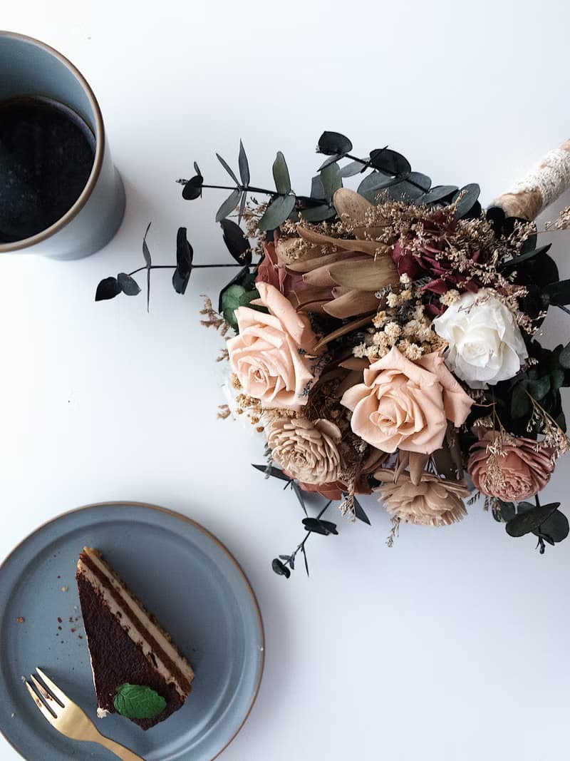 不凋花復古色系捧花  畢業季花束  居家擺設