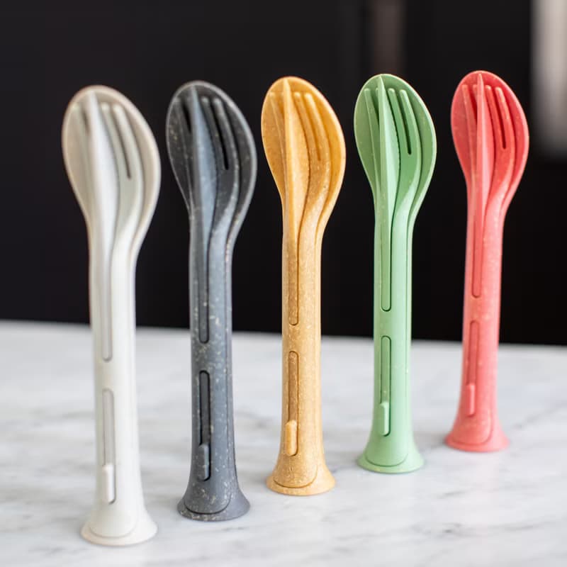 德國koziol KLIKK POCKET CUTLERY有機餐具 │ 口袋3件組