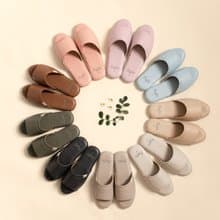 快速出貨|Fantino真皮手縫防滑室內拖鞋(女款)-共9色-辦公室推薦