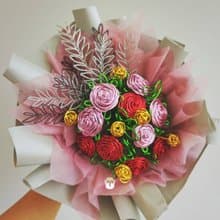 鋁線玫瑰花束