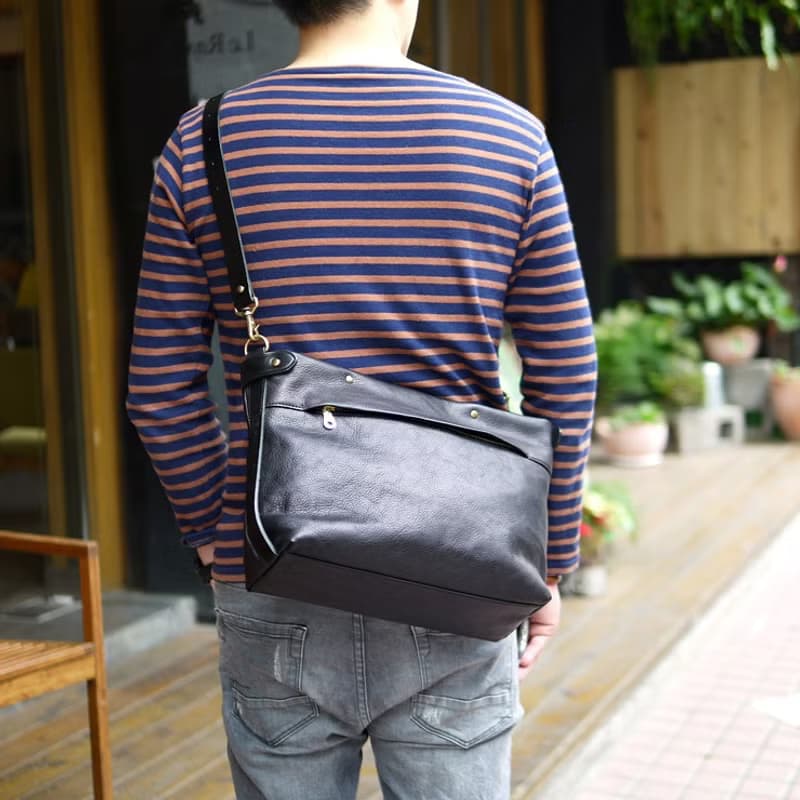 經典大人味 軟牛皮革職人款側背包 Made in Japan by suolo