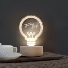 工業風燈泡 (療癒 溫馨 送禮小物 床頭燈 檯燈 夜燈 3D小夜燈)