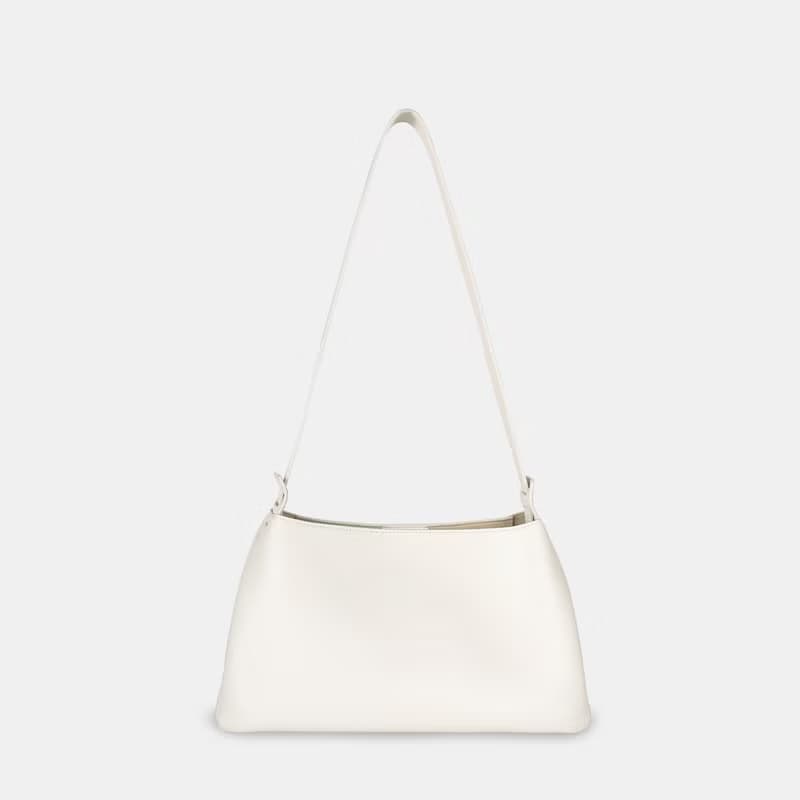 Two-Tone Hobo 玉米基純素皮革 手提包 側背包 米白色