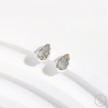 繆思MUSE | 拉長石 S925純銀 | 水滴造型耳環