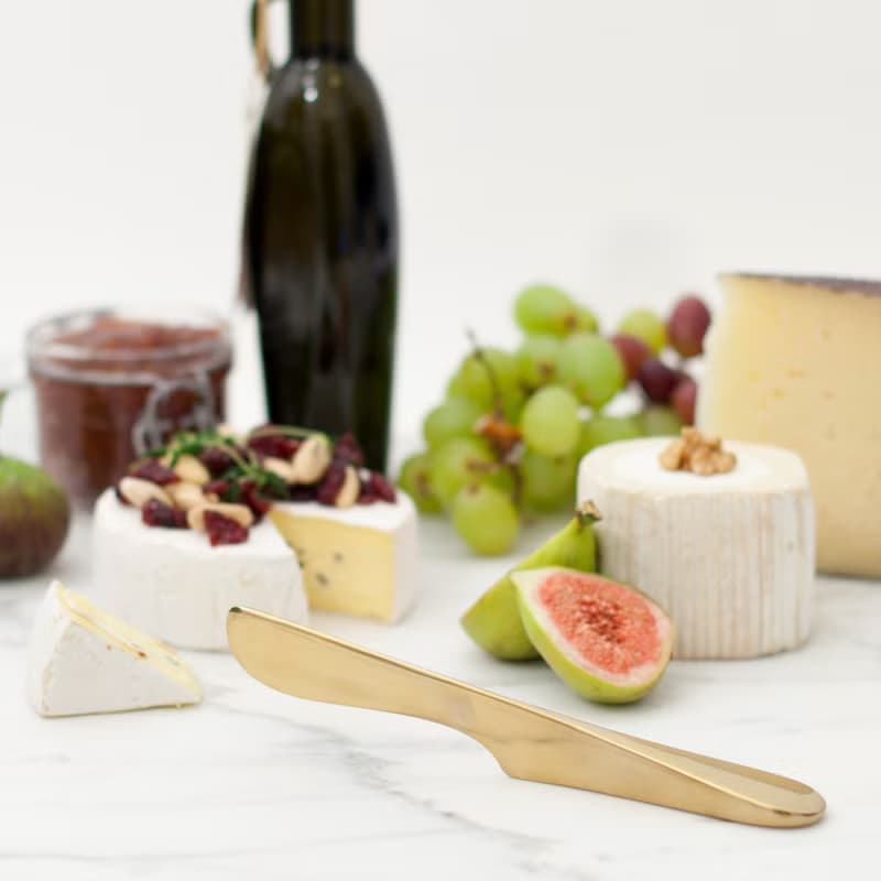 鋼製亮金立正抹刀 奶油抹刀