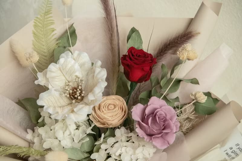 唯一的愛 質感浪漫玫瑰花花束 情人節花束 求婚花束