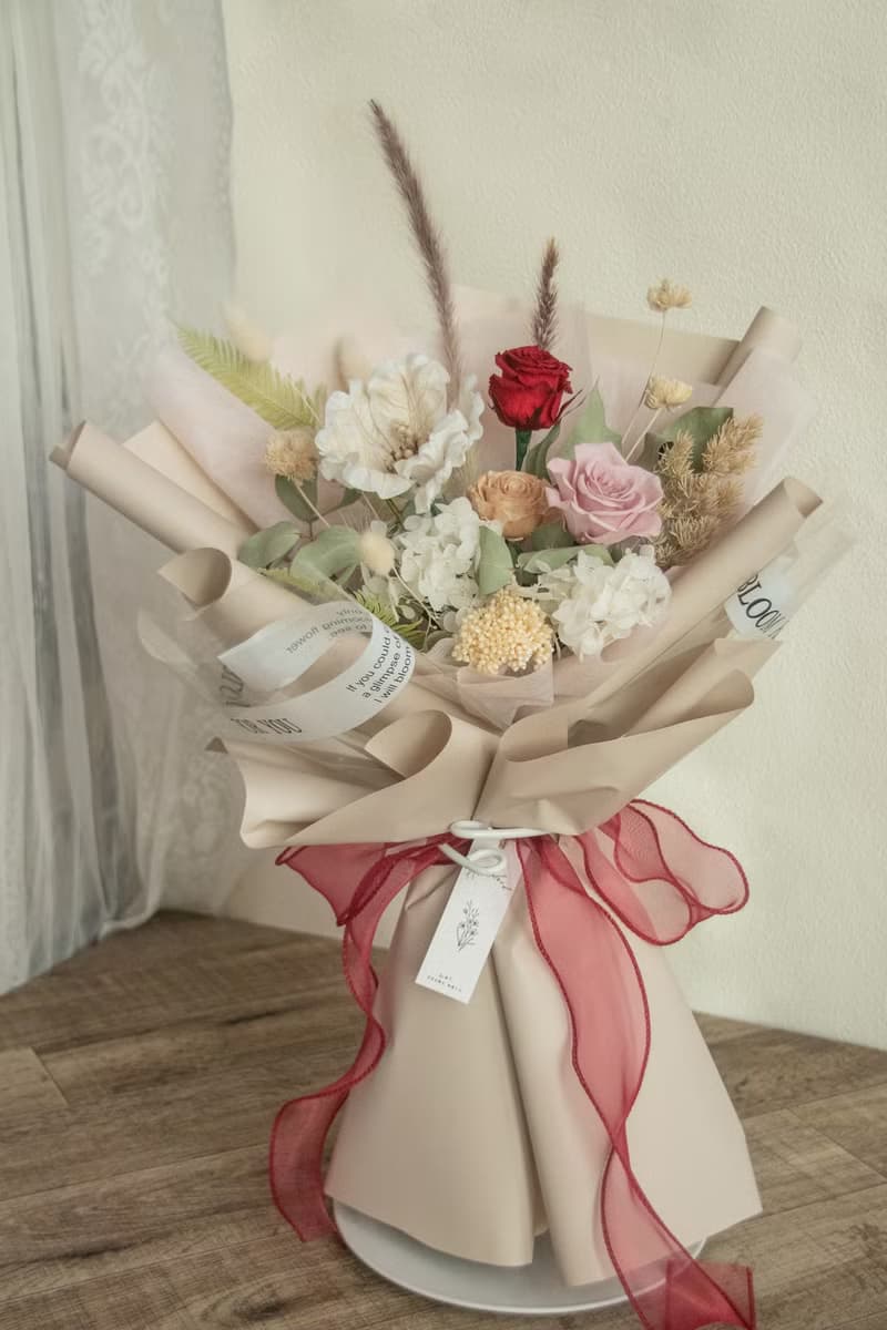 唯一的愛 質感浪漫玫瑰花花束 情人節花束 求婚花束