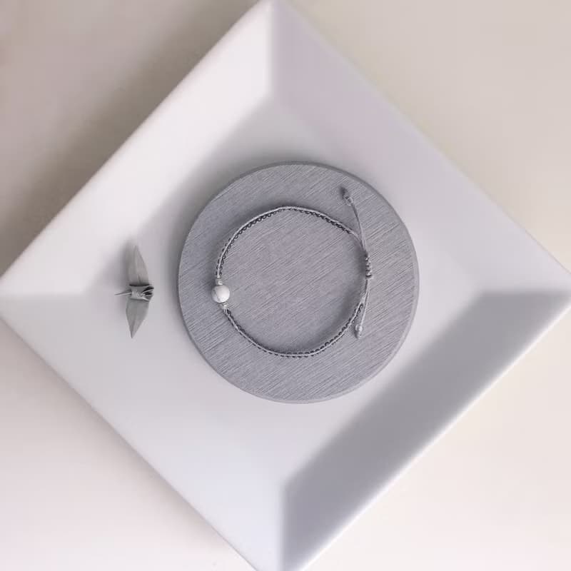 【水晶手鍊】告別負能量  et 白紋石