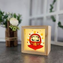 達摩 / 日系 / 木製手工燈箱