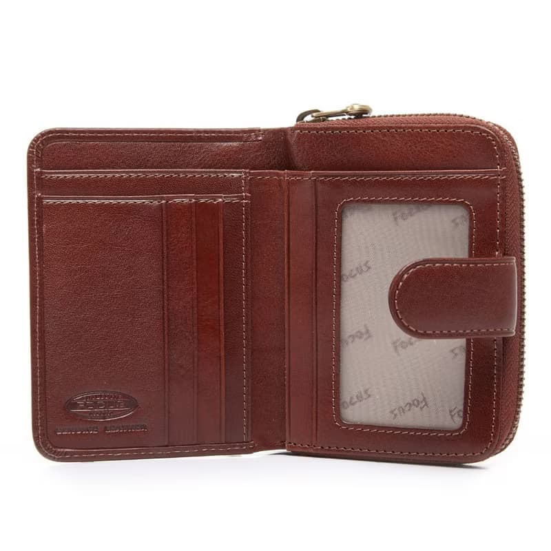 【女中夾錢包】真皮中夾錢包 / 女中夾多卡夾零錢 / 女皮夾錢包