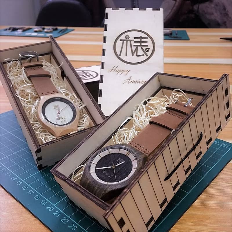 手工木製手錶 | 真皮錶帶 | 情侶手錶