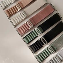 Apple Watch I 運動款 I 手工尼龍鈦合金S回環錶帶 野徑露營