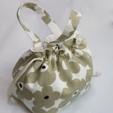 【 MY HANDMADE 】かわいい 大地色系束口袋 | 日本印