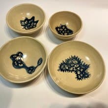 【眼睛怪獸】陶瓷醬料碟組