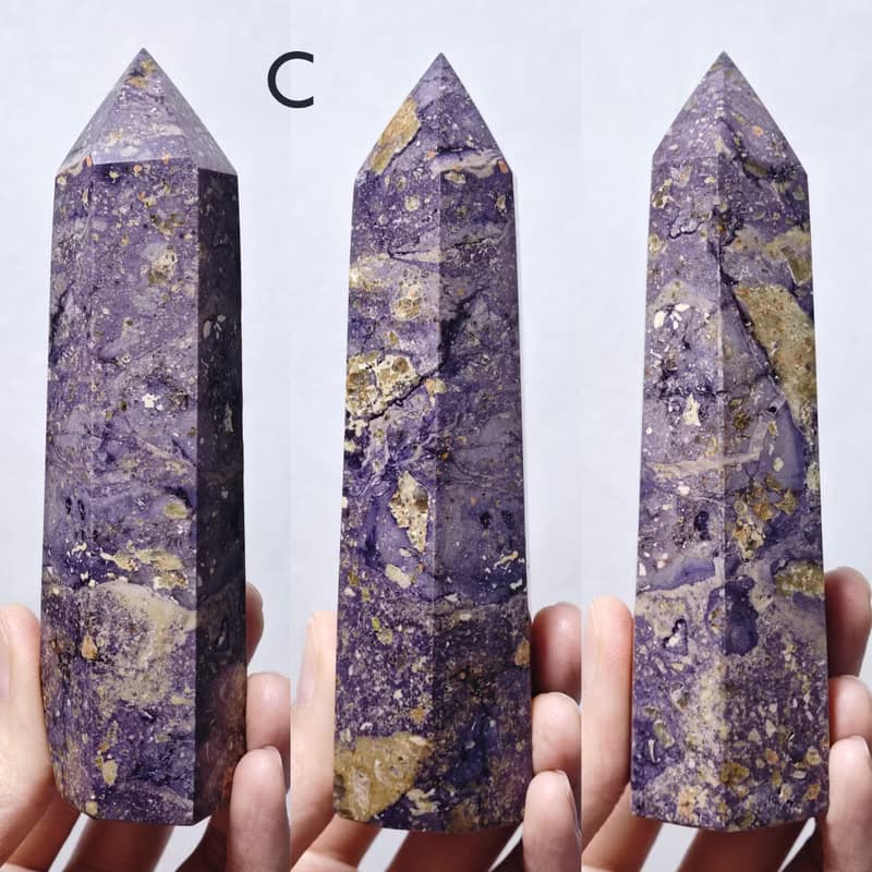稀有金斑螢石根 收藏級 事業成功 智慧 招財 能量 晶柱 禮物 獨家