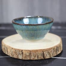 【母親節禮物】藍海 天目釉茶杯 茶碗 鶯歌陶藝名家葉敏祥作品