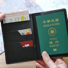 護照套 義大利牛皮手作 尊爵黑 多色可選 免費刻字與包裝