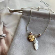 生日畢業結婚聖誕禮物 伸縮鏈加配個人特色設計 星座或字母裝飾