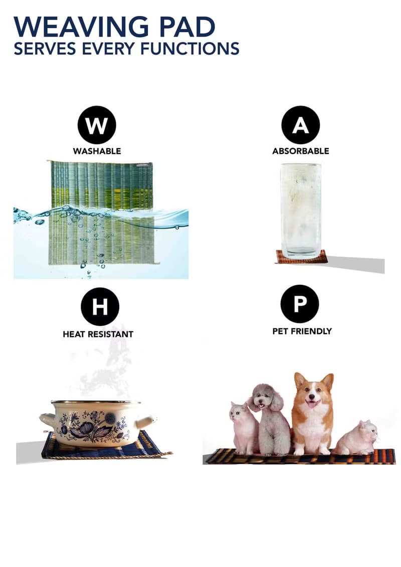 Set 2, Housewarming, Home Gifts, placemat, table mat, jute placemat, platemat