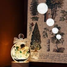 嵐緹花香室 浪漫永生花浮游花燈 生日禮物/永生花/母親節禮物