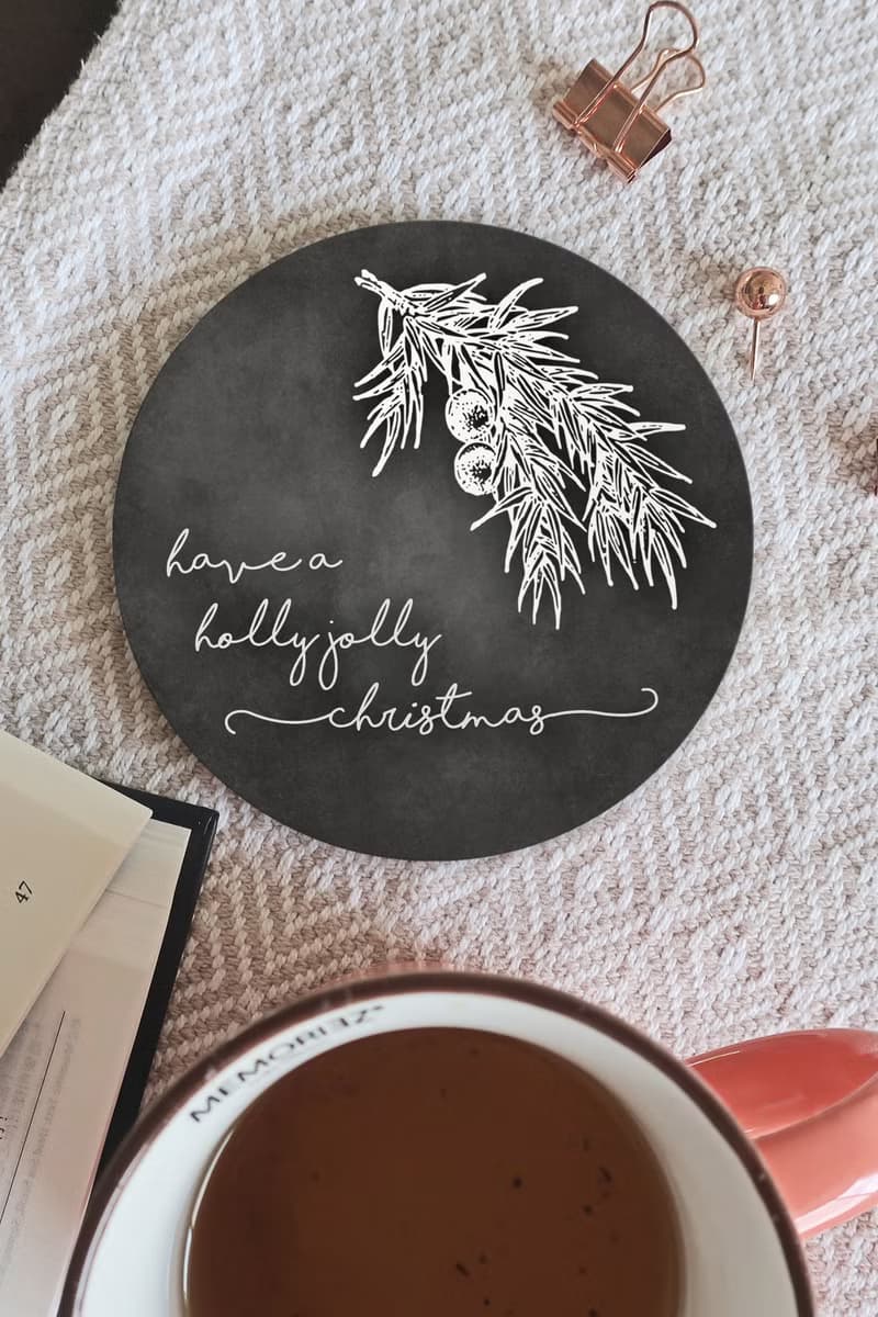 聖誕交換禮物 | 現代農莊鄉村風杯墊 | 聖誕歌曲