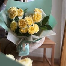 庭園玫瑰花束 生日花束 畢業花束 告白花束 情人節花束