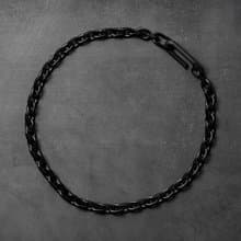 Framework Chain Necklace 鋼製項鏈_黑色