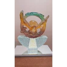 琉璃 大展鴻圖 升遷送禮 開幕送禮  喬遷禮物 退伍 新居落成禮物