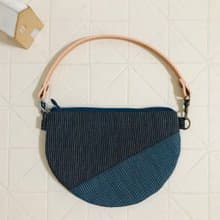 日本近江亞麻織布  手拿小D包   060422