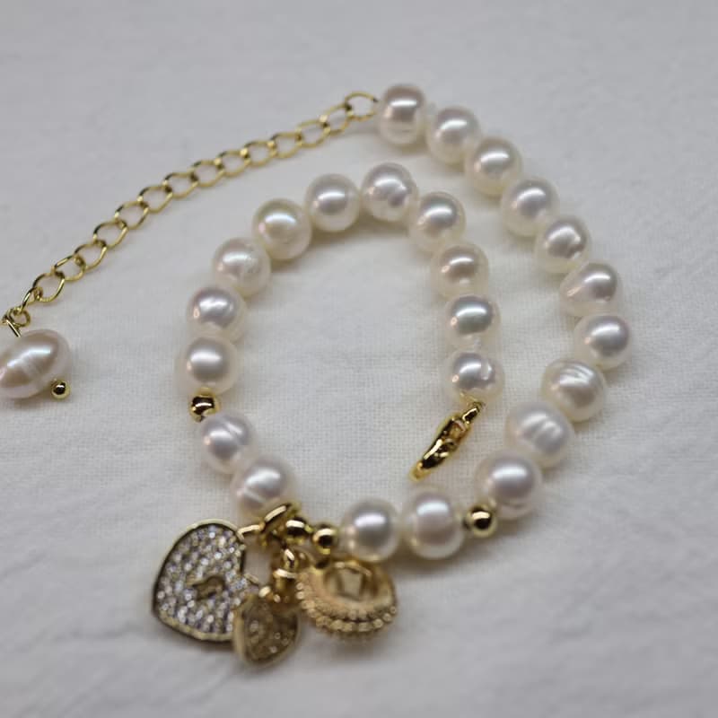 【梅花落】淡水珍珠手鍊 | 嘆息之珠