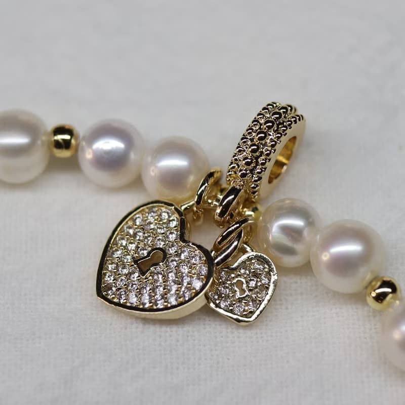 【梅花落】淡水珍珠手鍊 | 嘆息之珠