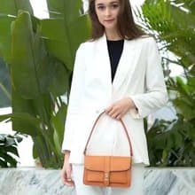 【歲末 7 折】女士腋下包手工製作真皮斜跨單肩包/側背包/手袋