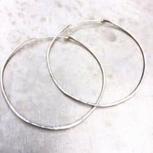 MIH 金工首飾 | 態度時尚 大圈圈 925純銀耳環 Big loop earrings
