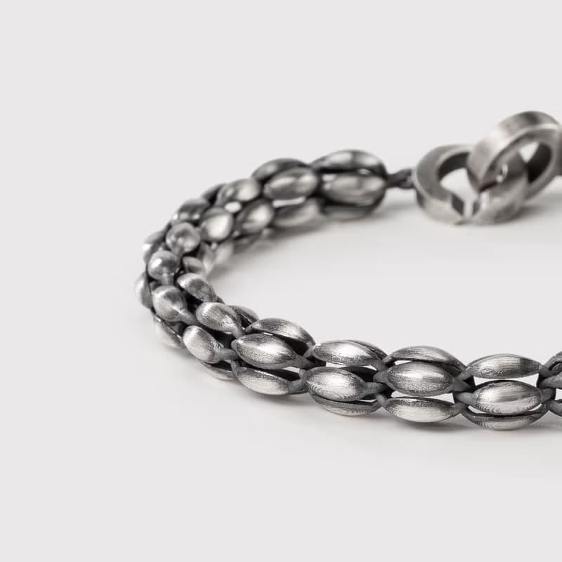 Dardanelles, Silver Bracelet for Men, Handmade 925k Sterling Silver Bracelet