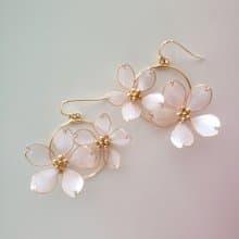 満開桜のピアスorイヤリング