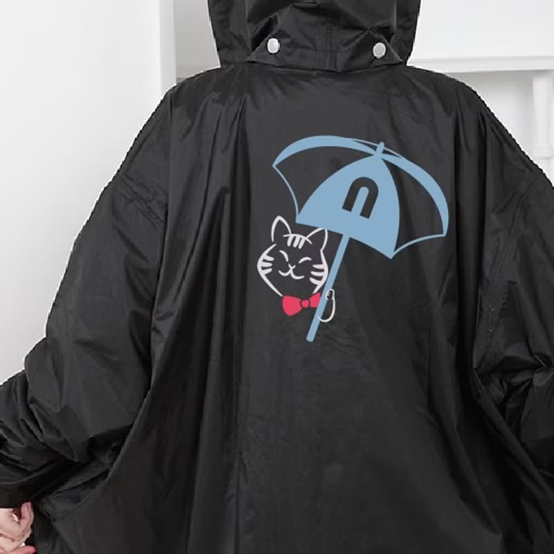 畢業禮物 梅雨季必備 機車族 反光雨衣 成人雨衣 男女雨衣 花貓款