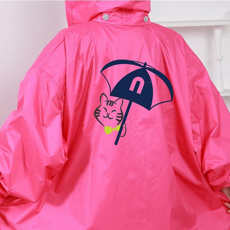 畢業禮物 梅雨季必備 機車族 反光雨衣 成人雨衣 男女雨衣 花貓款