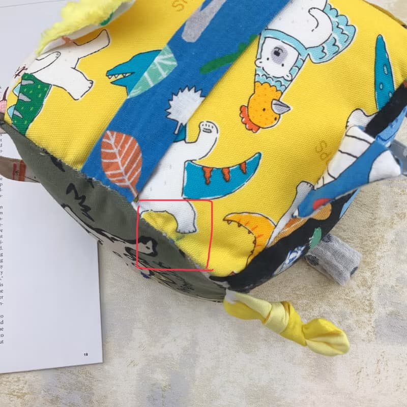 抓抓方寶安撫球—認知.感覺統合布方塊—NG 良品