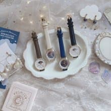 母親節禮物 免運 復古 防水  日月相錶 女裝 平價入門抵買