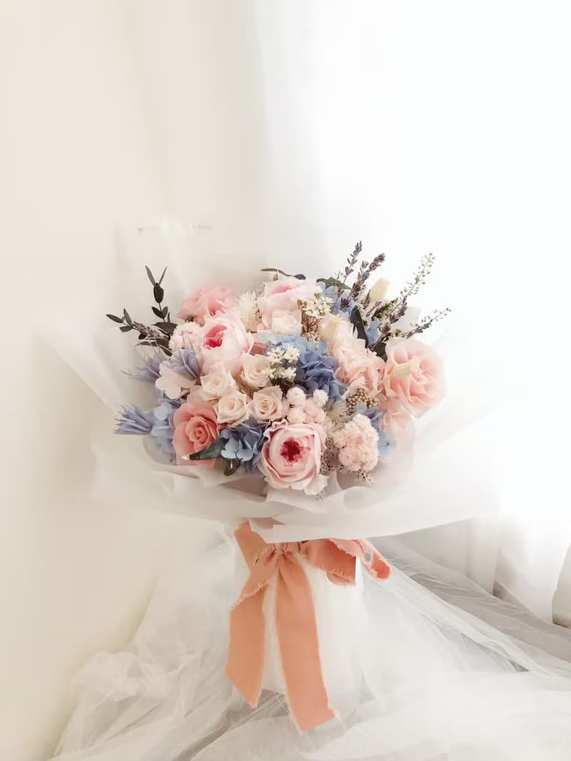 永生花 永生玫瑰花 乾燥花 紀念日禮物 求婚花束 告白 祝賀禮物